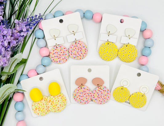 *RTS* Spring Clay Drop Studs