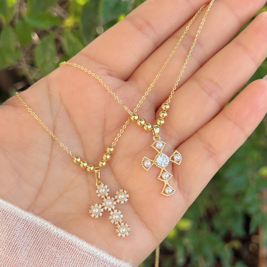 Preorder: Elegant Cross Necklace