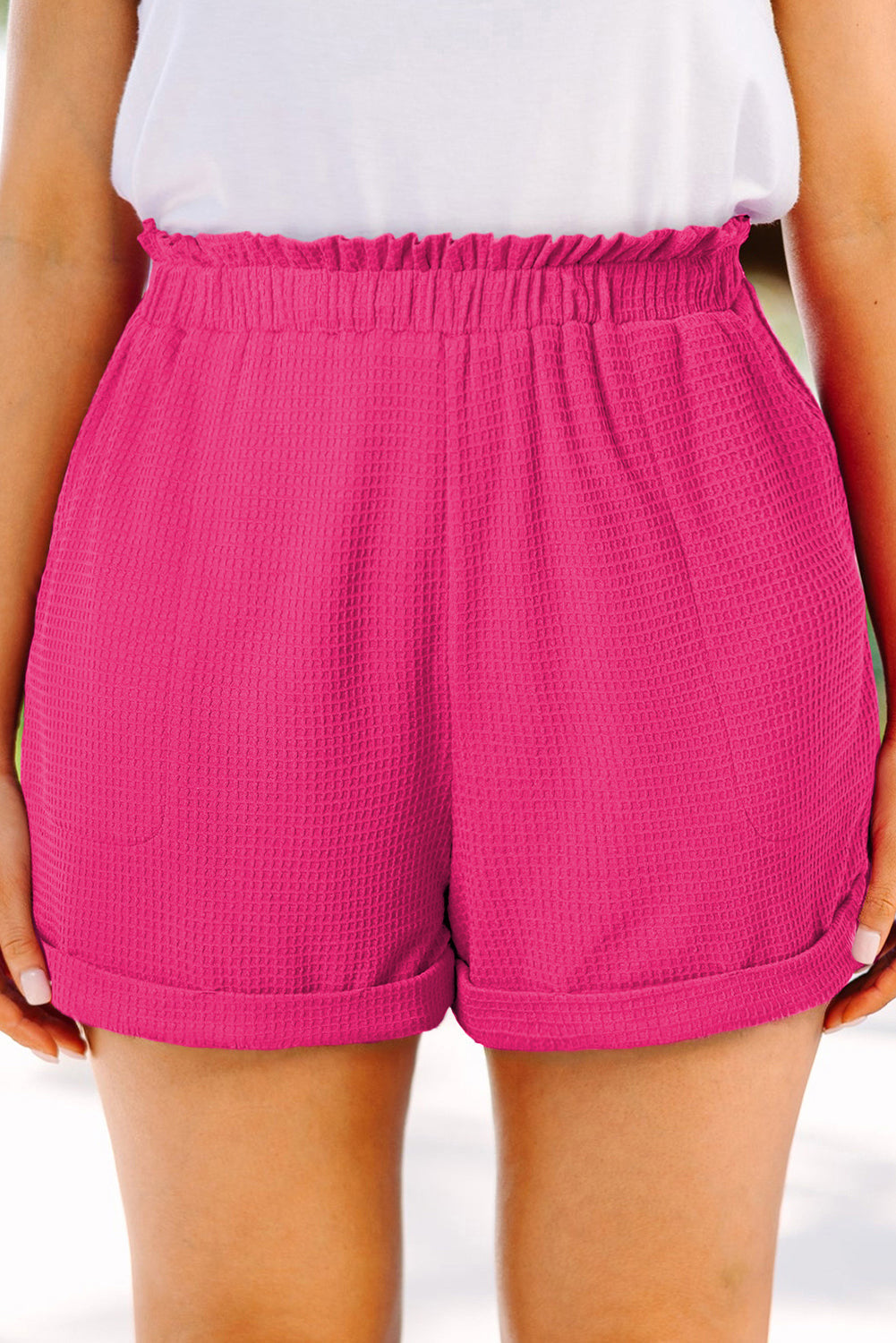Pink Plus Size Shorts LT