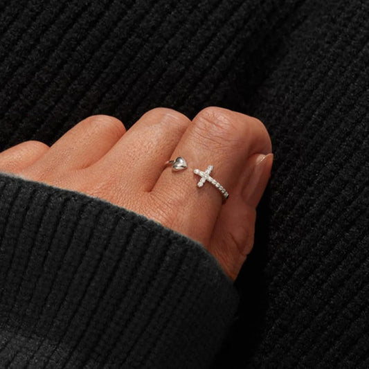 Sterling Silver Cross Ring