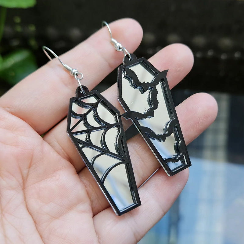 Spooky Acrylic Coffin Dangles