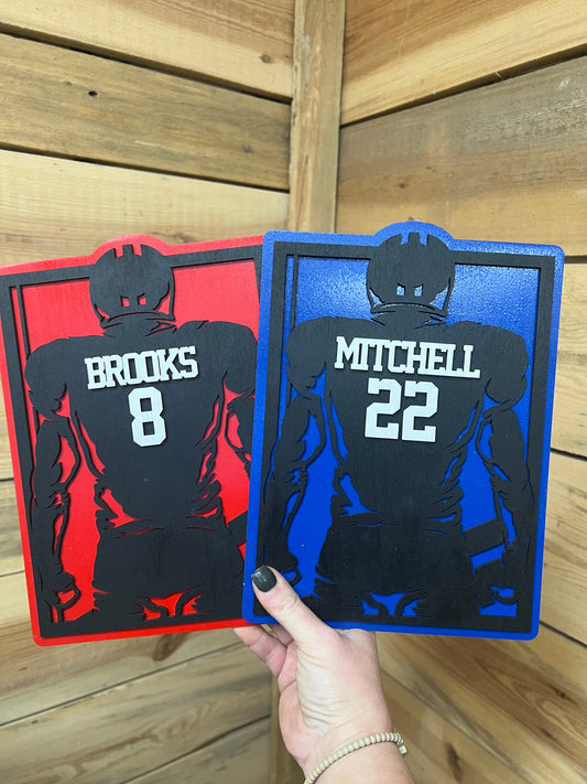 Personalized Sports Plaque