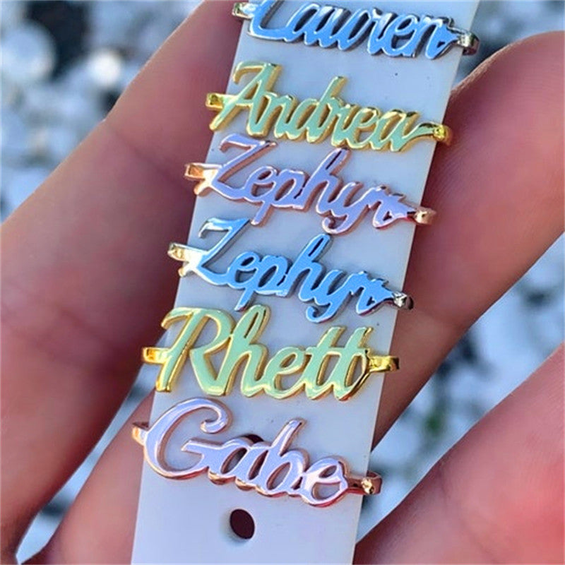 PREORDER: Custom Name Watch Band Charm