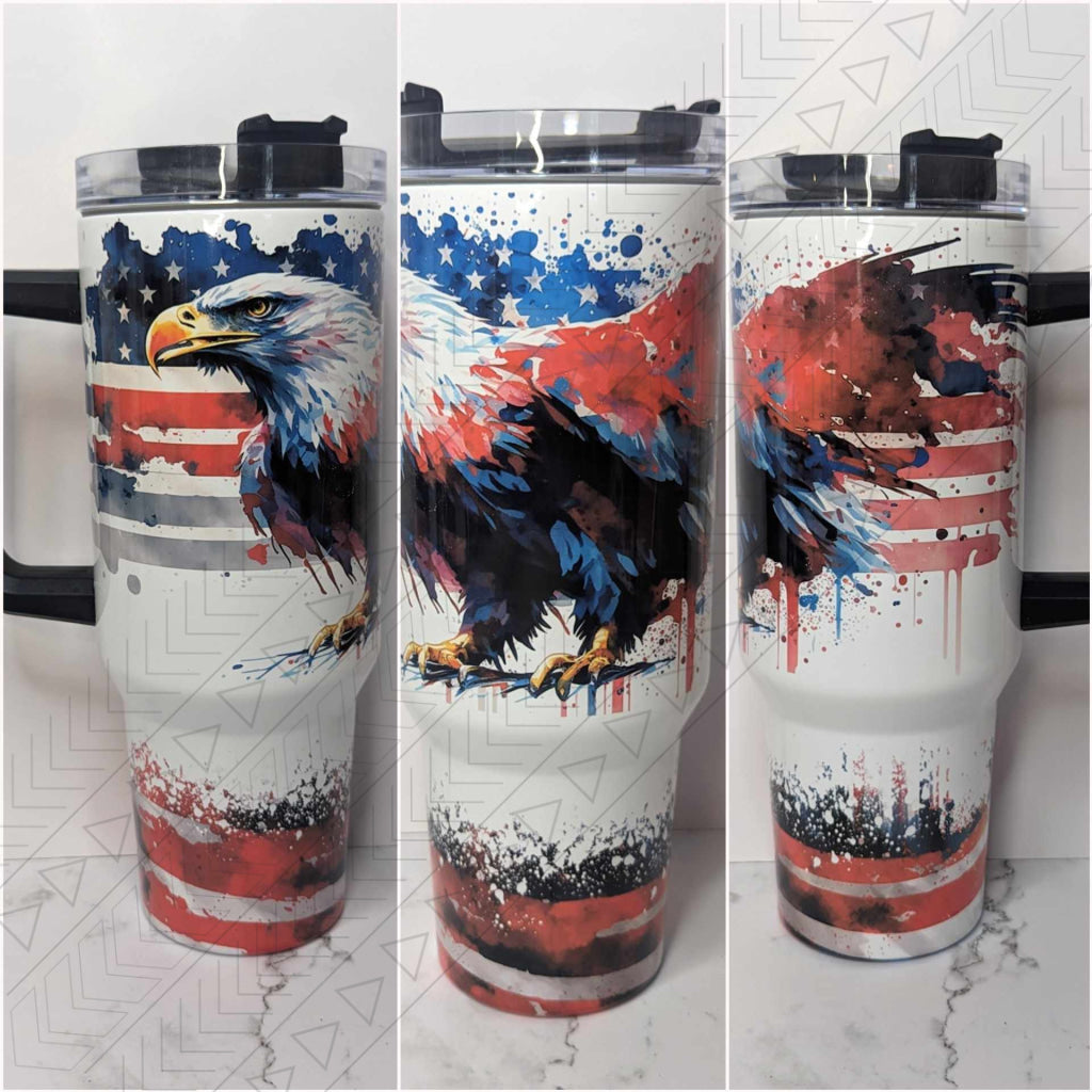 40Oz Patriotic Eagle