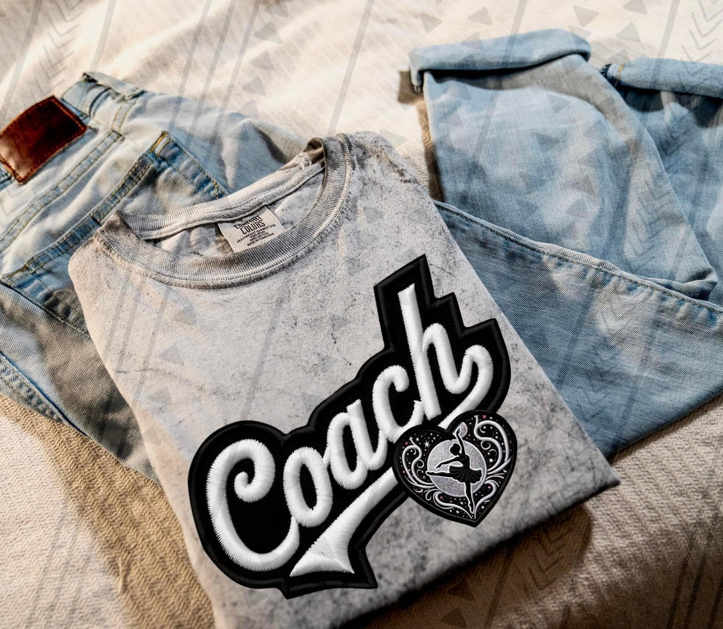 FAUX Varsity Mama Sweatshirt