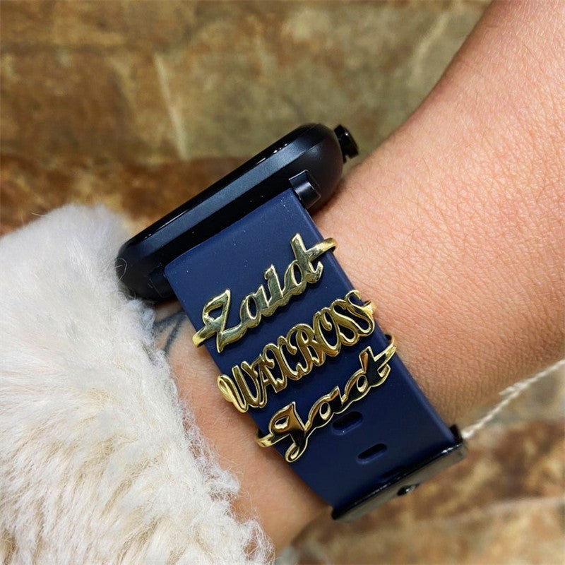 PREORDER: Custom Name Watch Band Charm