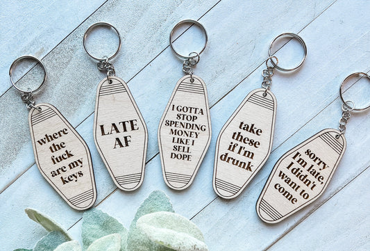 Hotel style keychains2