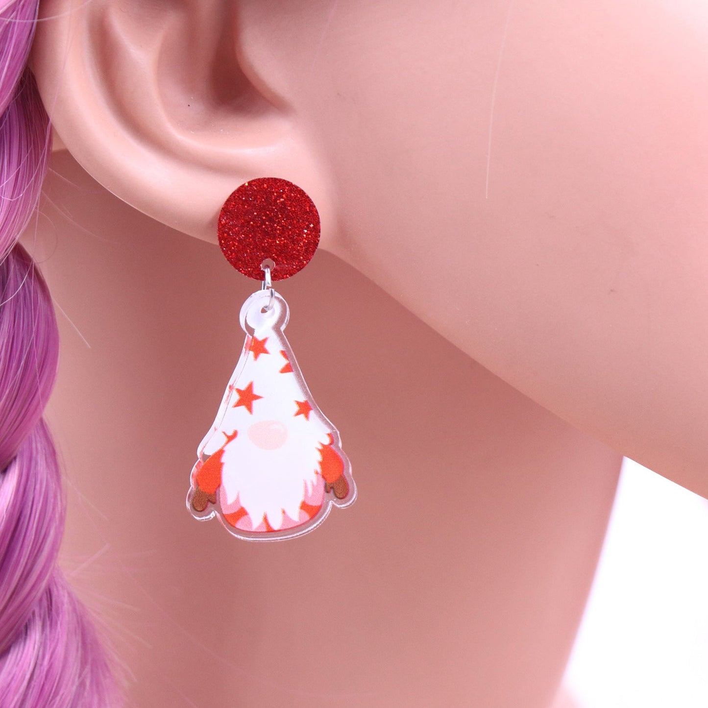 *RTS* Acrylic Gnome Earrings