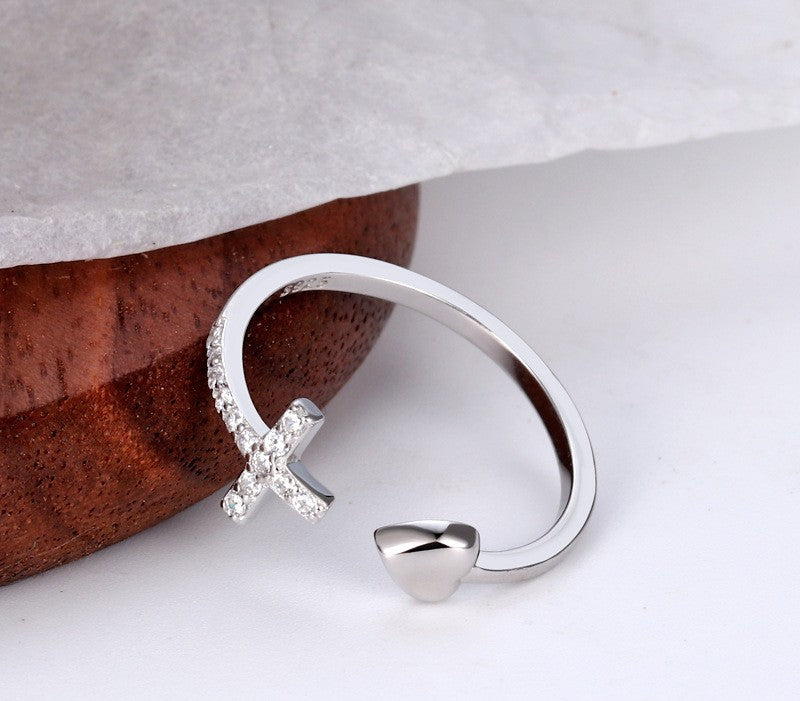 Sterling Silver Cross Ring