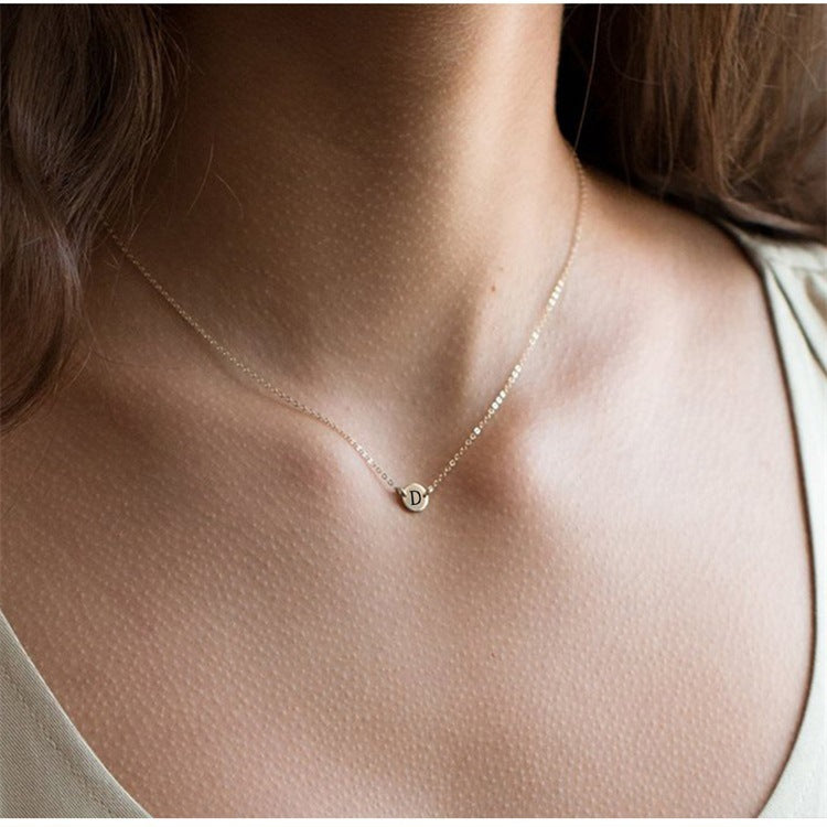 Preorder: Stainless Dainty Initial Necklace