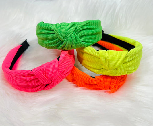 *RTS* Neon Knotted Headbands