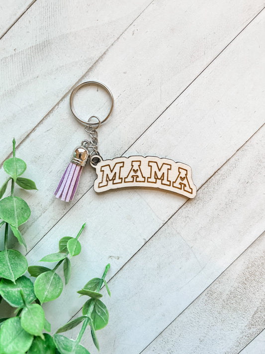 Mama Arched Keychain