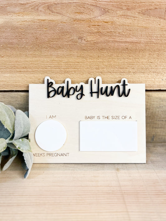 Pregnancy Dry Erase Sign