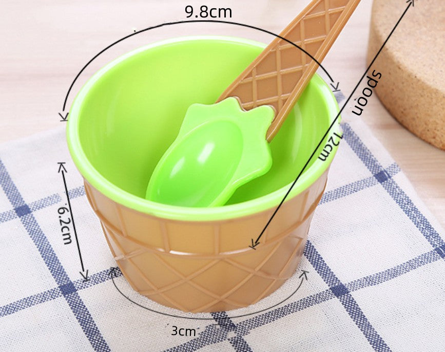 *RTS: Ice Cream Bowl and Spoon Set*