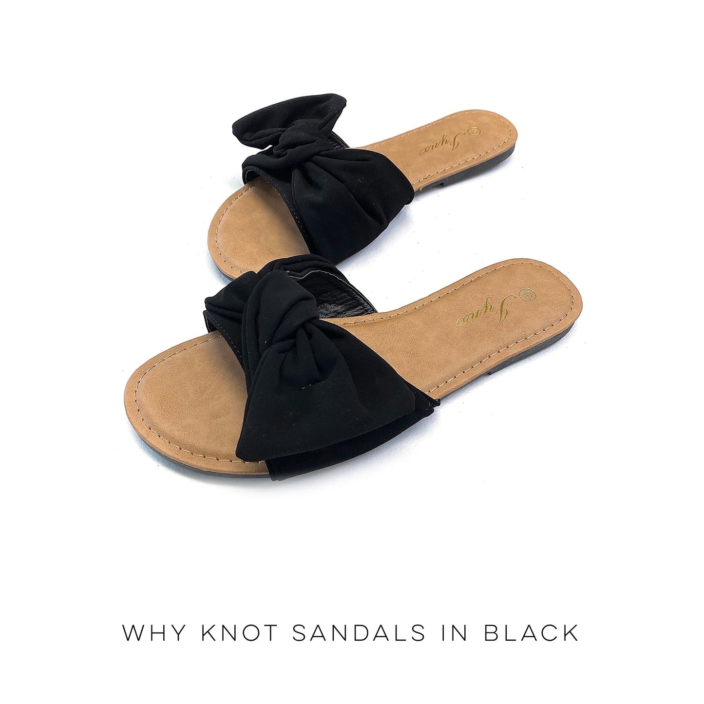 Why Knot Sandal in Black