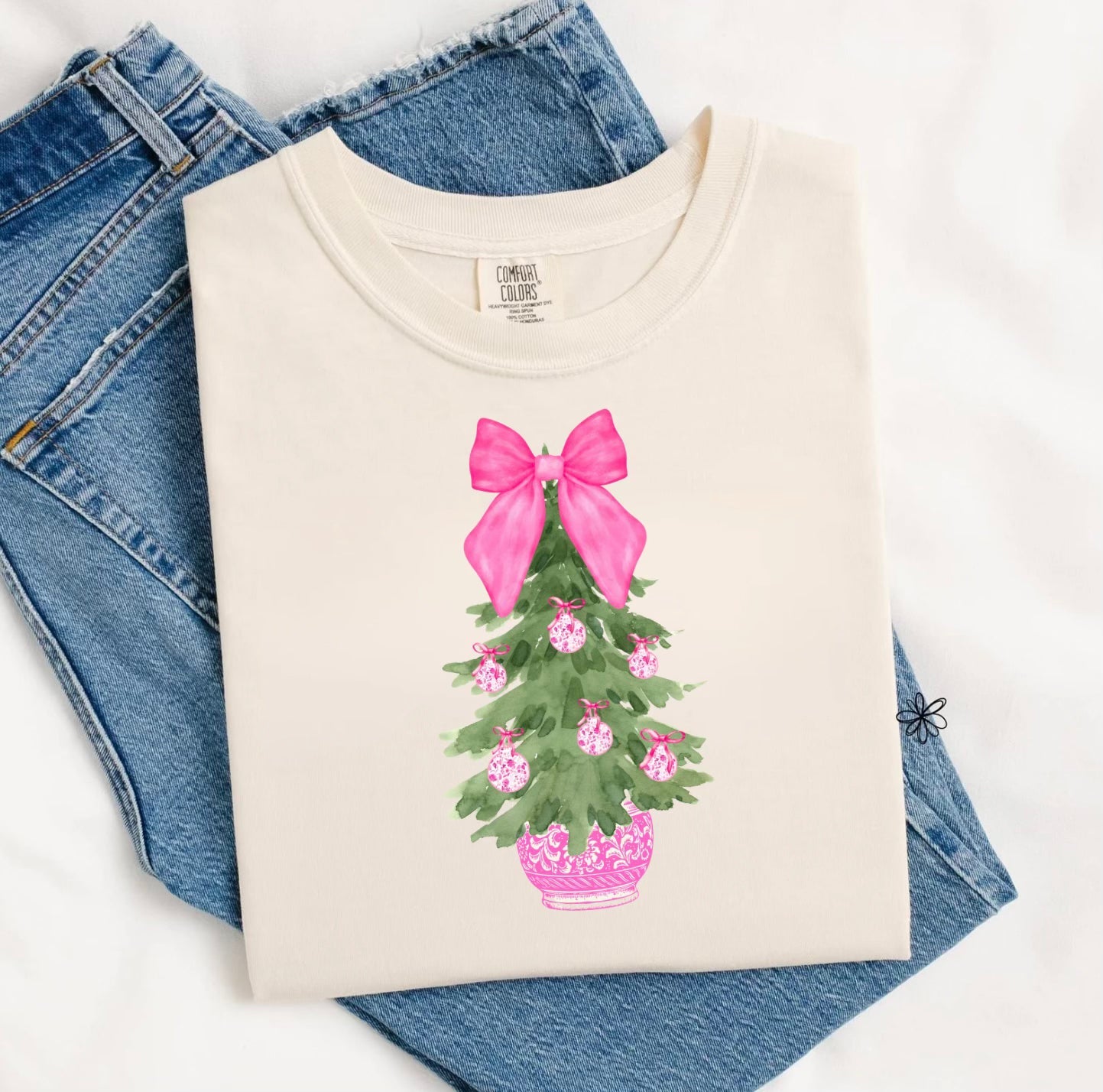 Watercolor Christmas Tree SWEATSHIRT.