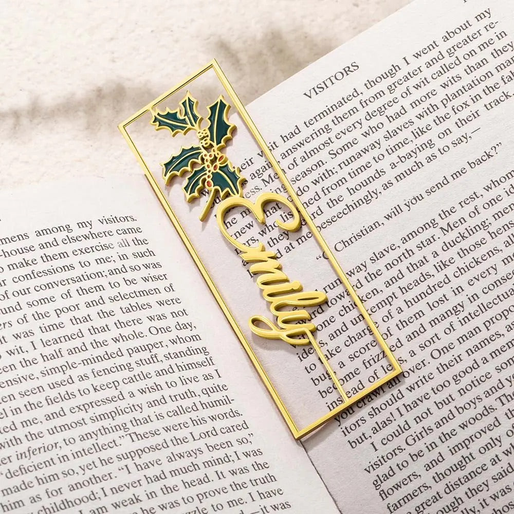 *Preorder: Custom Birth flower Name Bookmarks*