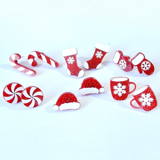 *RTS* Christmas Acrylic Studs