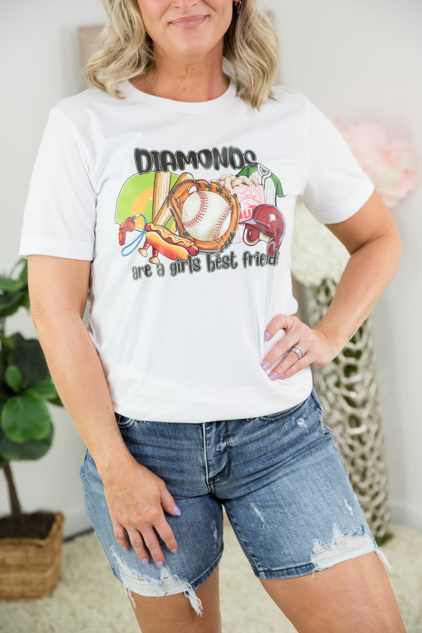 Diamonds Are a Girl's Best Friend Tee