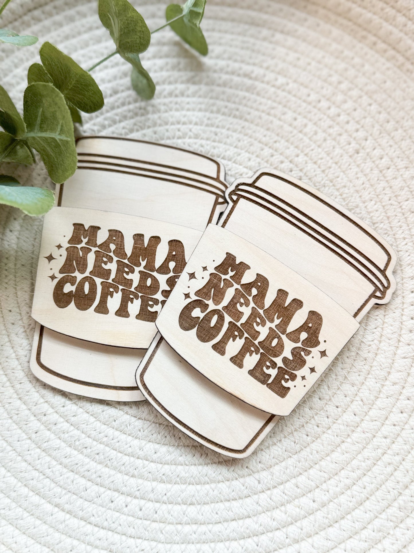Mama needs coffee Gift Card Holder