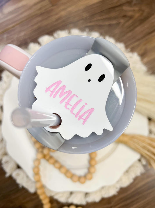 Ghost Cup Name Tag