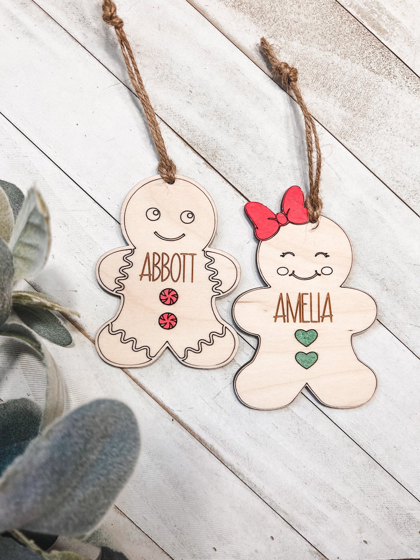 Gingerbread Kids Ornament