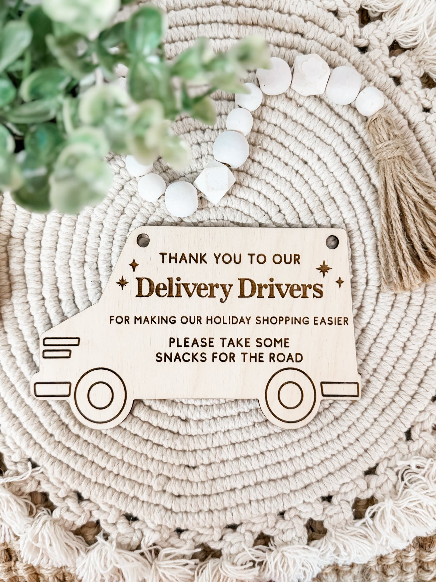 Delivery Driver Sign