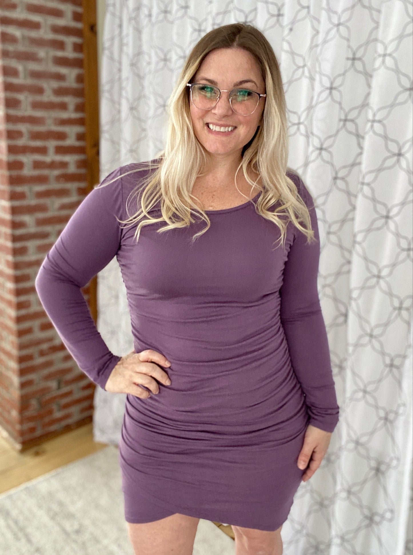 Radiate Beauty Dress in Purple