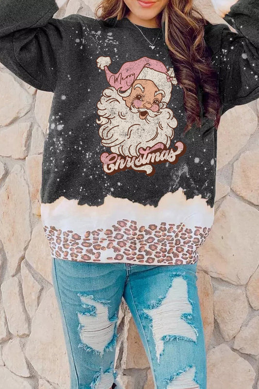 Santa Claus Leopard Sweatshirt Nov.