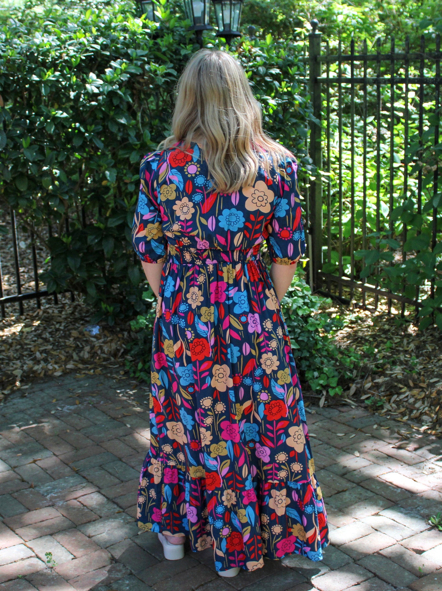 Floral Print Maxi Dress LT