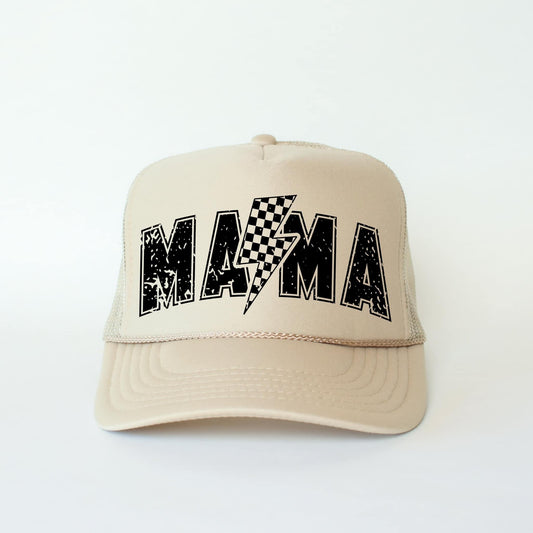 Checkered Mama Hat