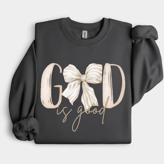 God Is Good Bow SWEATSHIRT.