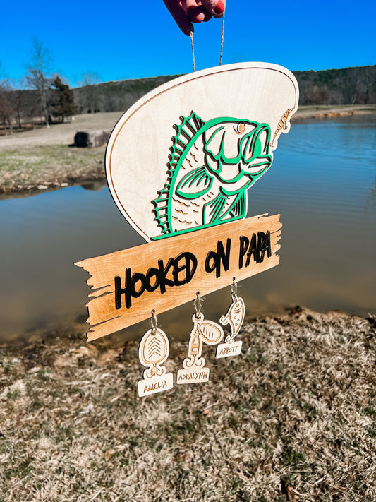 Hooked On Bass Sign