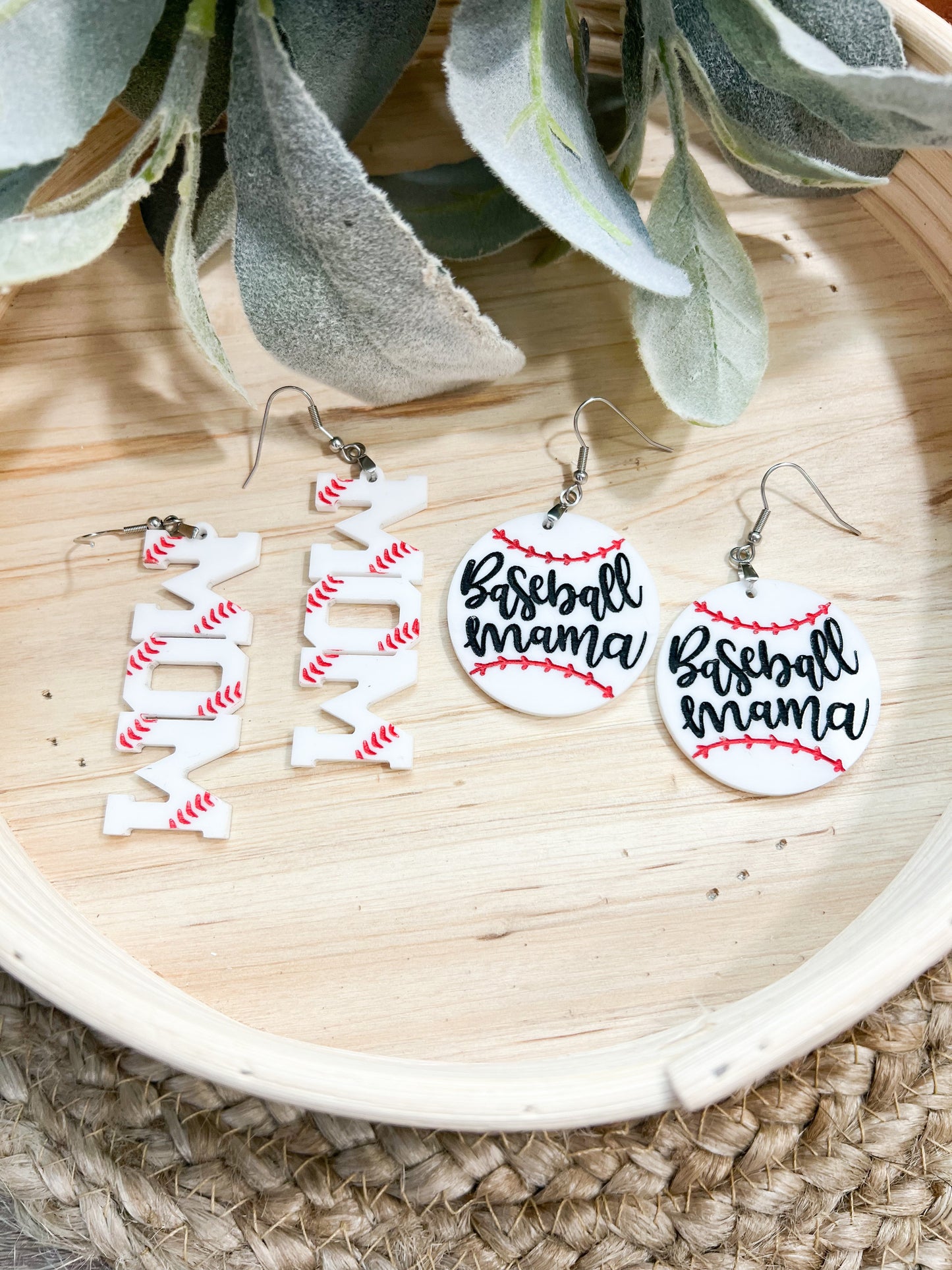 Baseball and Softball Earrings