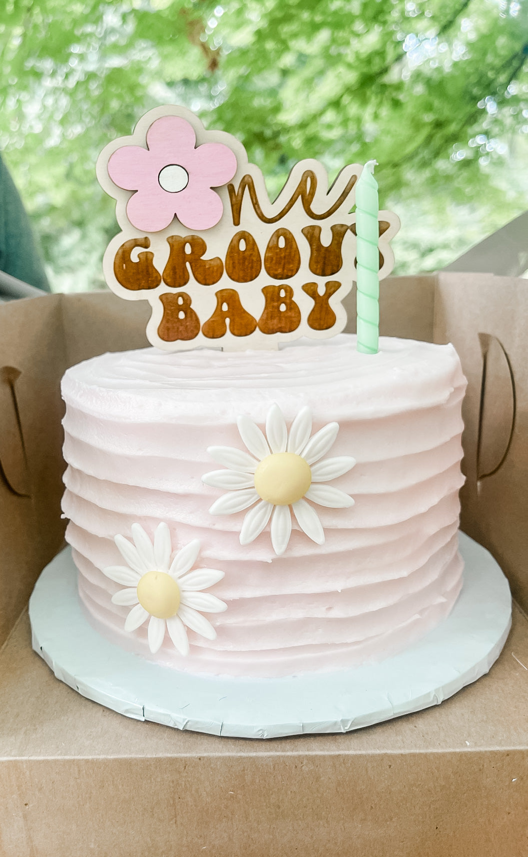 One Groovy Baby Cake Topper