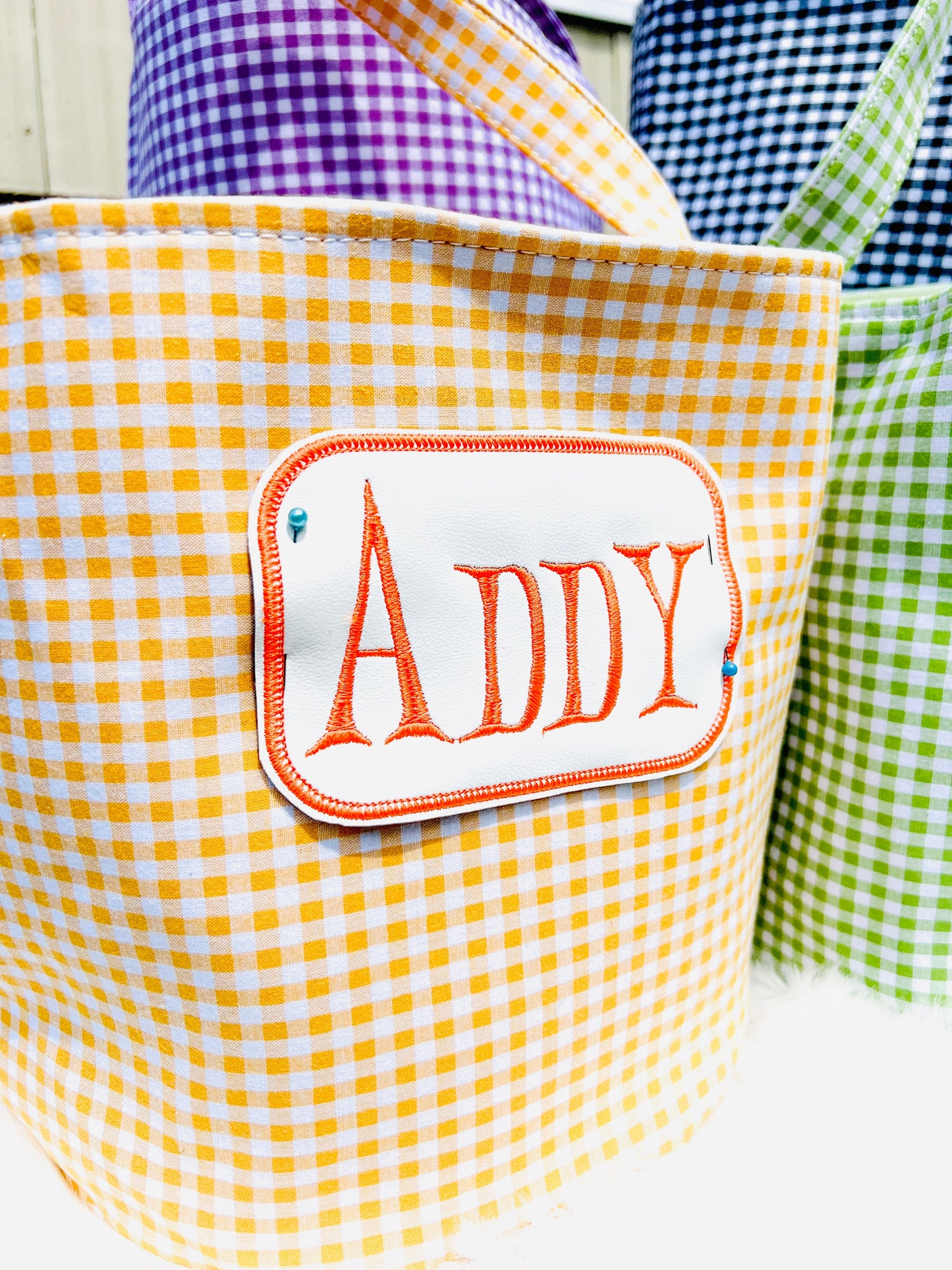 Preorder: Custom Embroidered Halloween Baskets