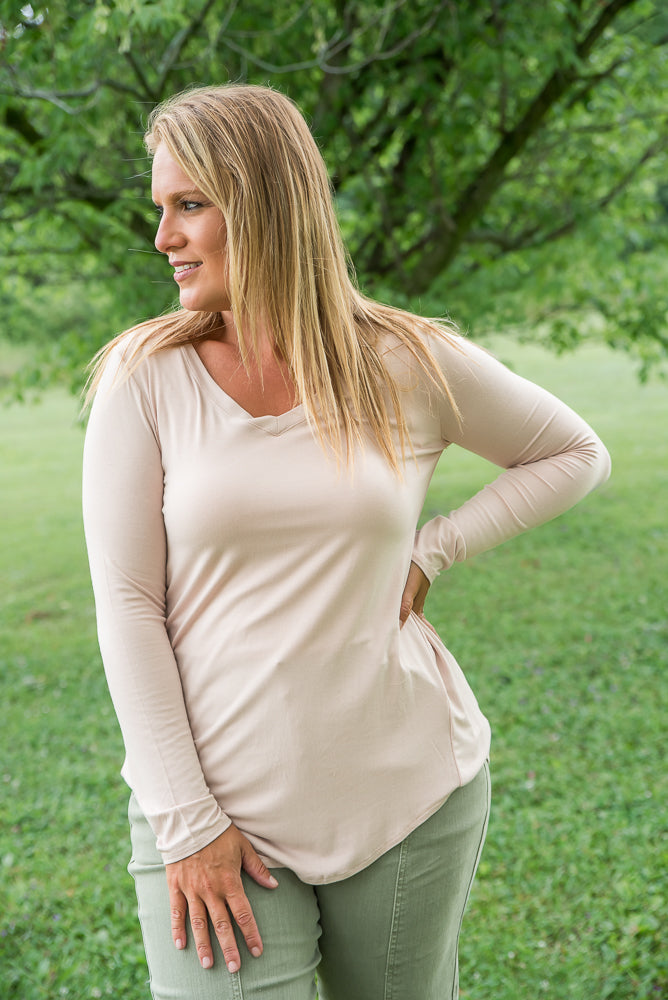 More Than Basic Top in Blush