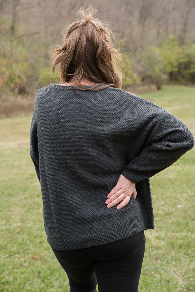 Long Weekend Sweater in Charcoal