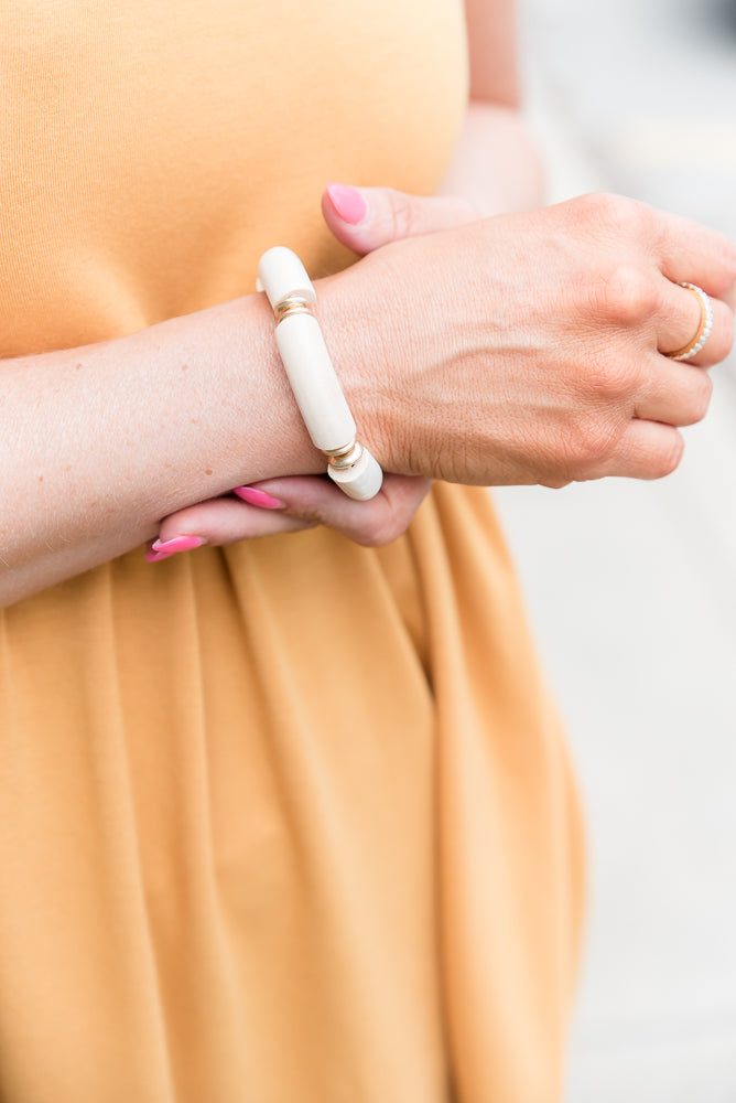 Boho Breeze Bracelet in Ivory