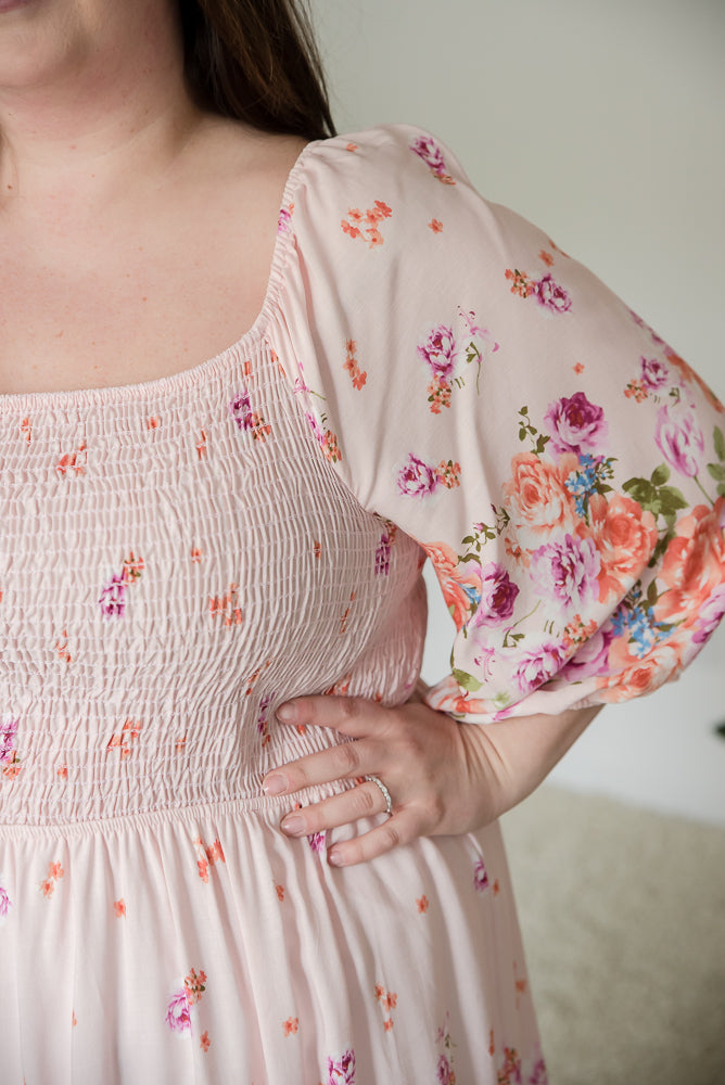 Elegant and Sweet Floral Dress