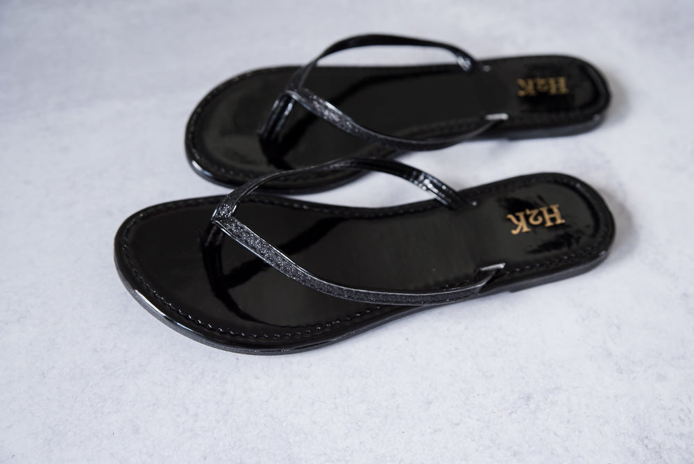 Sassy Sandals in Black