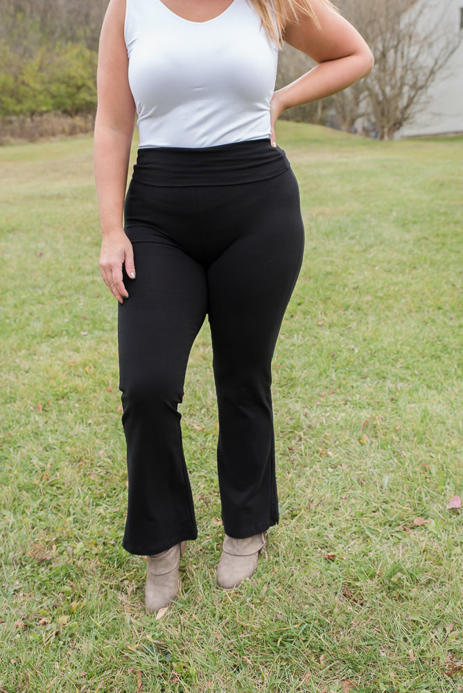 Good to Me Flare Leggings in Black