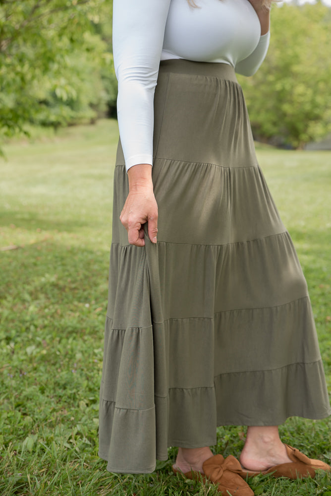 All Around Skirt in Olive