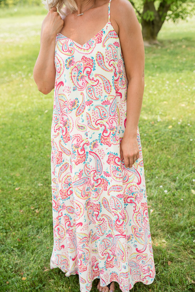 Paisley Paradise Maxi Dress