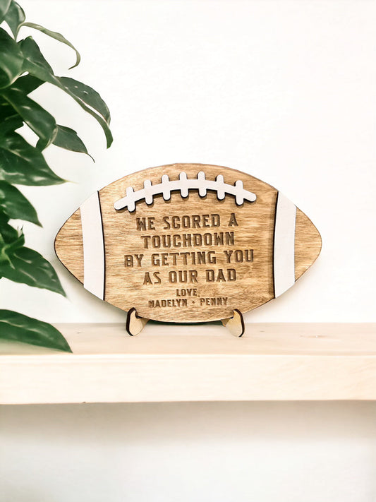 Football Father's Day Sign