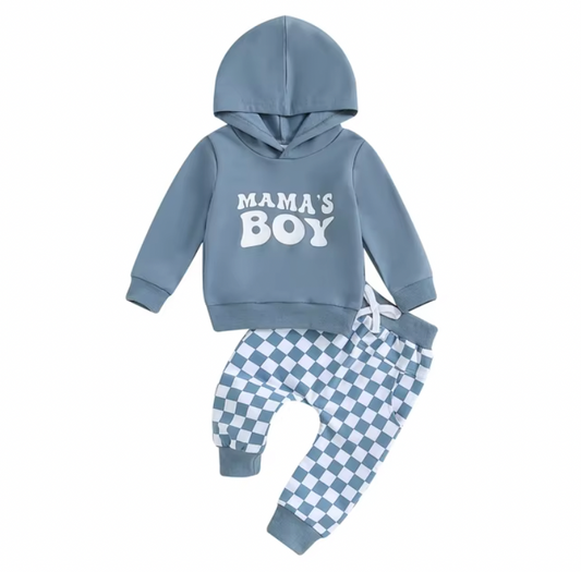 Blue Mama's Boy Chex Set