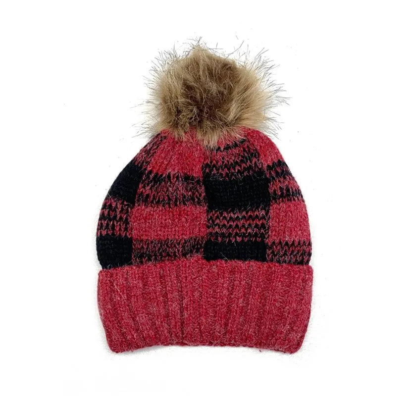 Winter Wonderland Beanie in Red